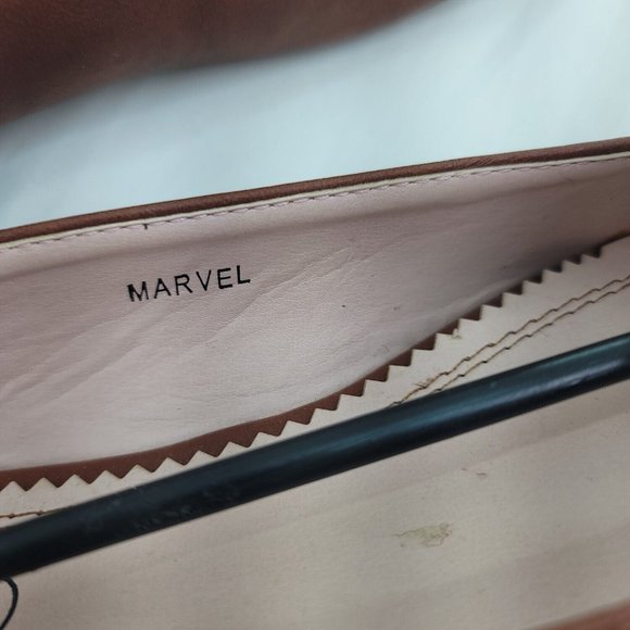 GC Womens Marvel Brown Leather Round Toe Slip On Loafer Shoes Size 8.5 - Picture 8 of 13